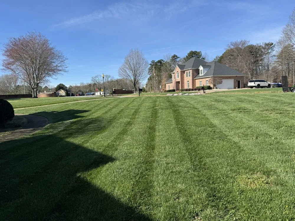 Affordable lawn mowing service for homes in Gastonia, NC by Mike P's Yard Services