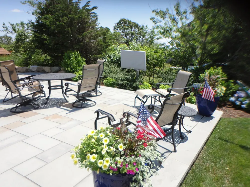 Trusted lawn mowing service with custom design across West Yarmouth, MA - Mike Stacy Landscaping