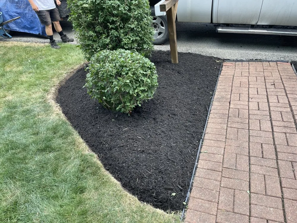 Custom landscape installation in Houston, PA - Mikec’s Lawncare