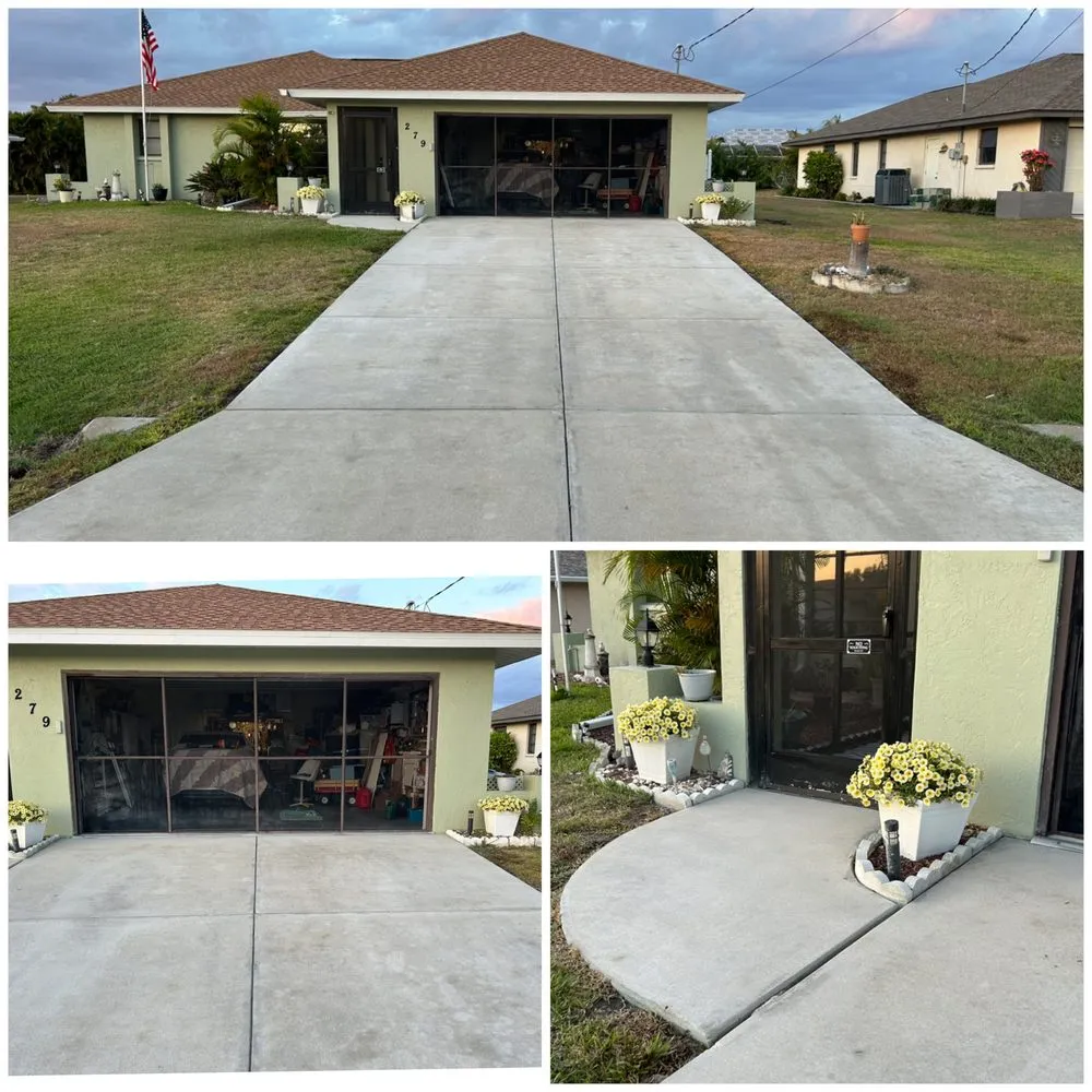 Affordable landscape installation in Port Charlotte, FL by Mikes Craftsmanship