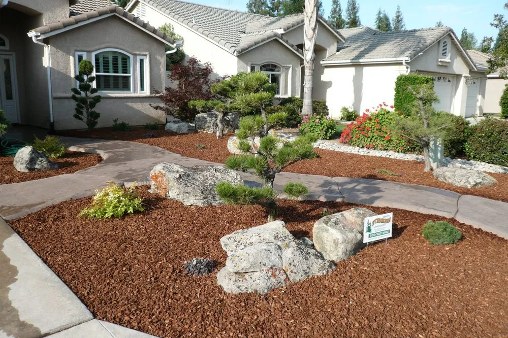Trusted garden landscaping for year-round maintenance in Clovis, CA by Mike's Evergreen