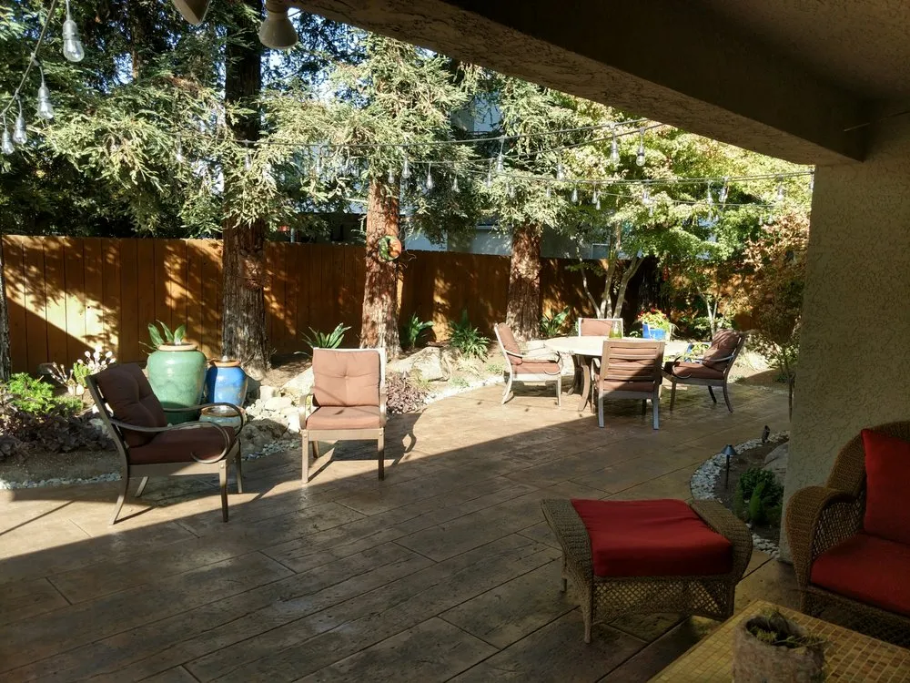 Custom outdoor landscaping for homes across Clovis, CA - Mike's Evergreen