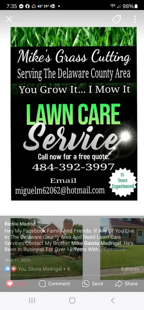 Custom landscape design in New Castle, DE by Mike's Grass Cutting Services