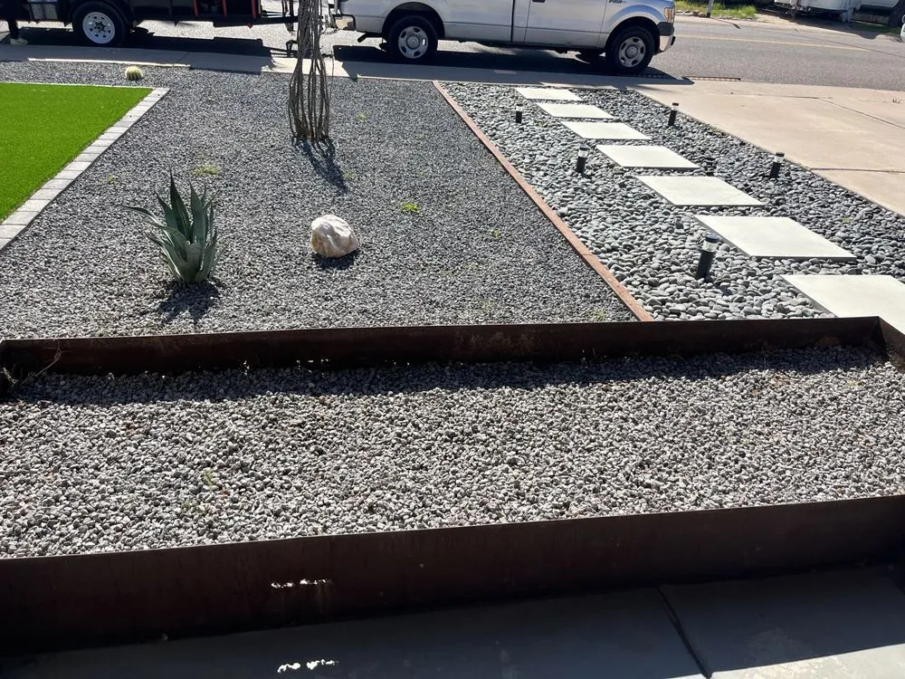 Local yard maintenance with custom design in Phoenix, AZ by Mikes Land Enhancements