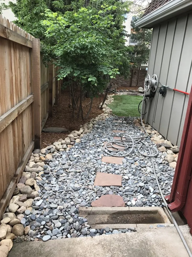 Custom garden landscaping for beautiful yards in Aurora, CO by Mike's Lawn Care