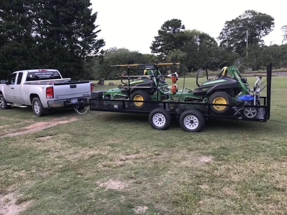 Custom residential landscaping in Smithfield, NC by Mike’s lawn care