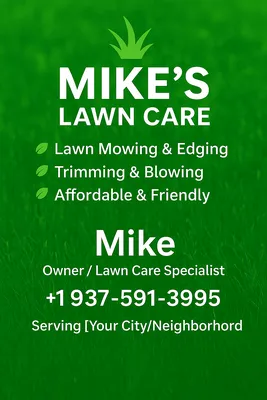 Mike’s Lawn Care Logo