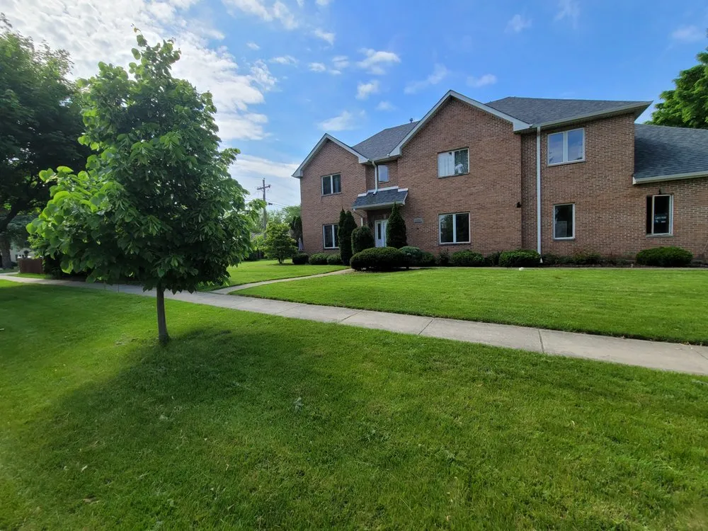 Custom landscape installation in Bensenville, IL by Mike's Lawn Service