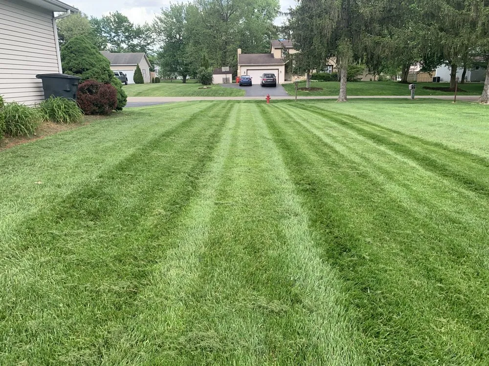 Expert garden landscaping for beautiful yards in Baltimore, OH by Mike’s Mowin