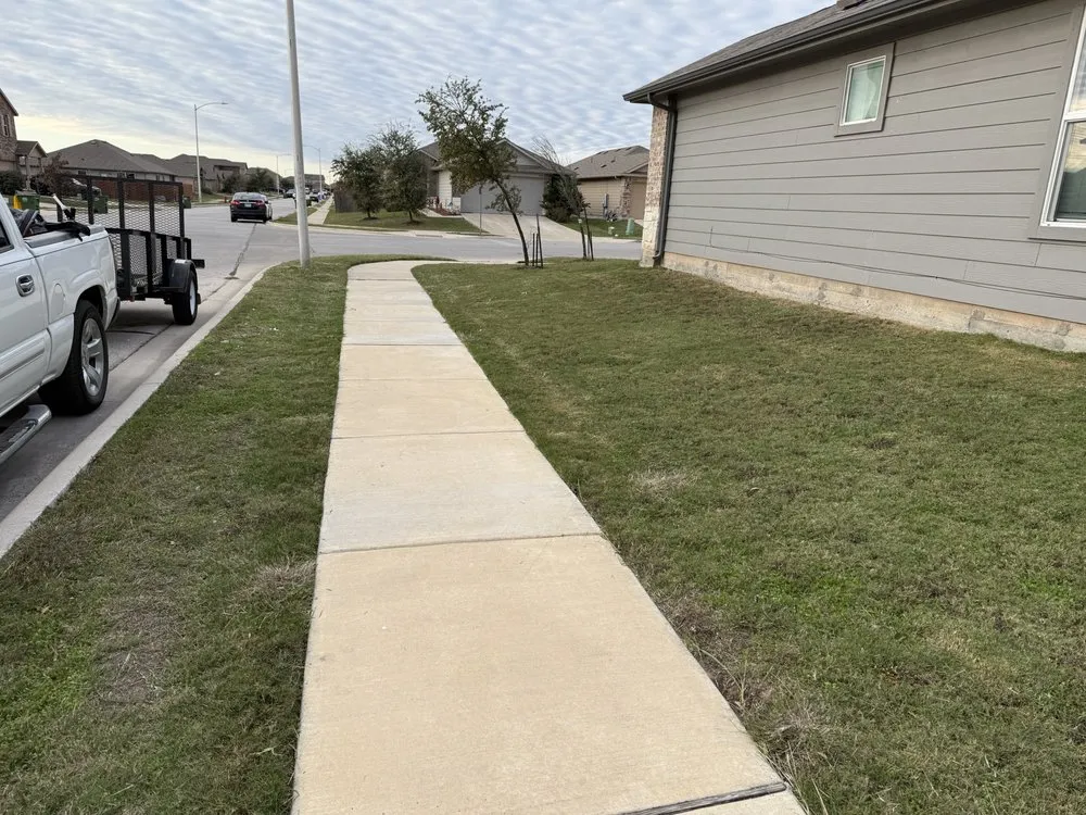 Trusted landscape design for homes in Manor, TX by Mike’s Mowing Services