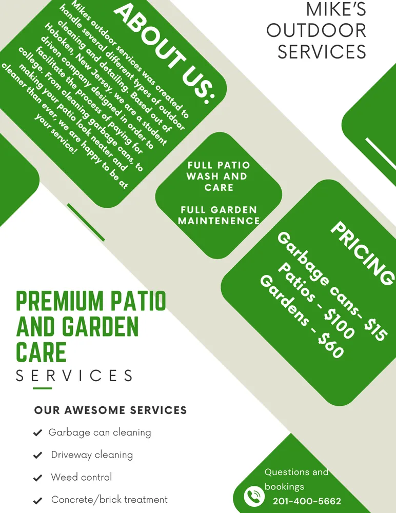 Custom landscape design in Hoboken, NJ - Mike’s Outdoor services