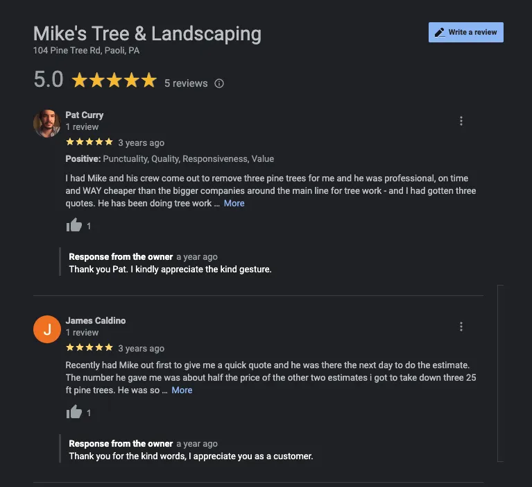 Professional yard maintenance in Paoli, PA - Mike's Tree & Landscaping
