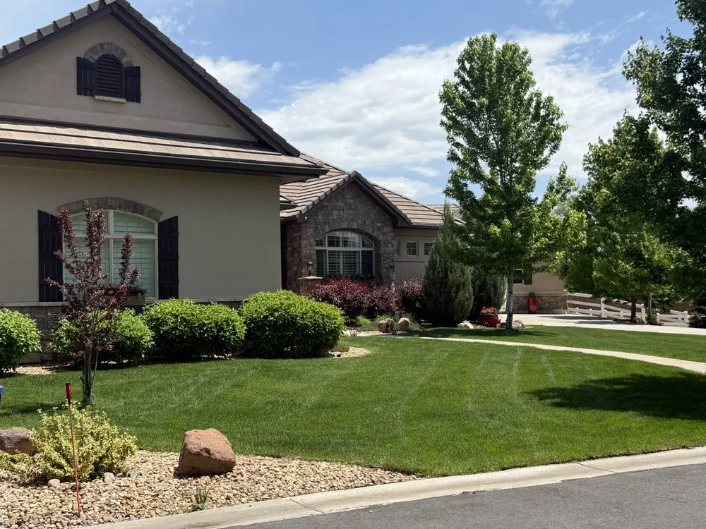 Custom lawn mowing service for homes in Denver, CO by Mile High Lifescape