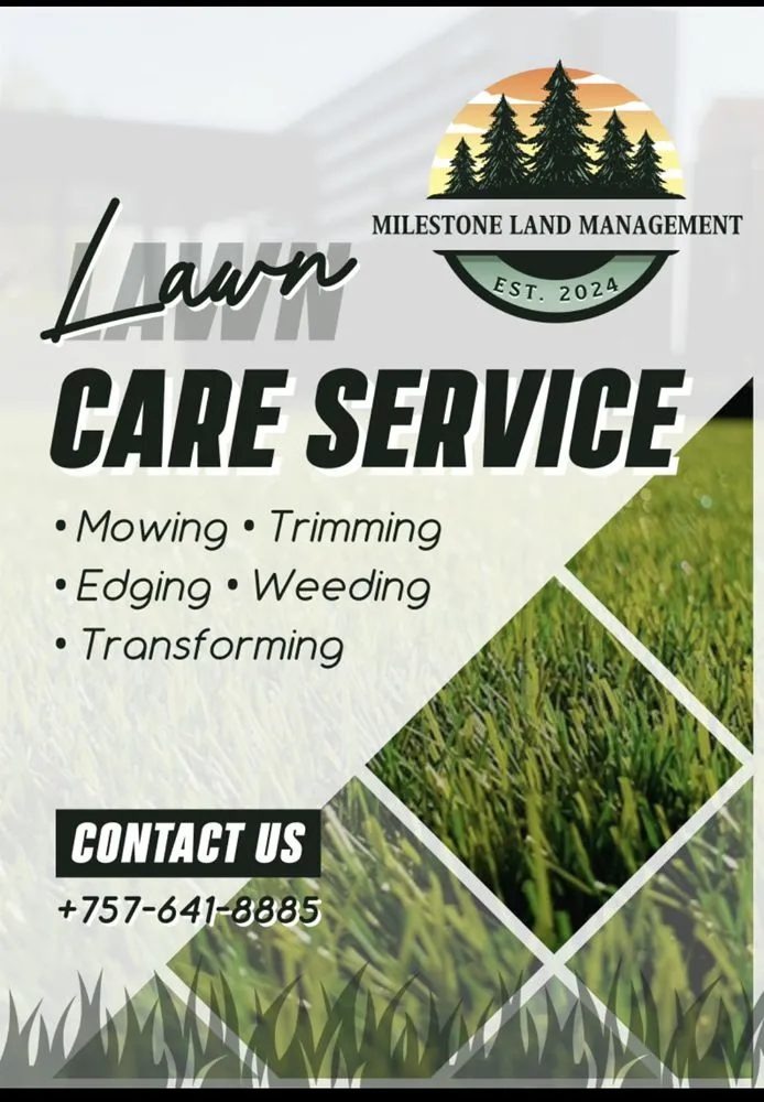 Affordable landscape installation in Franklin, VA by Milestone Property Management
