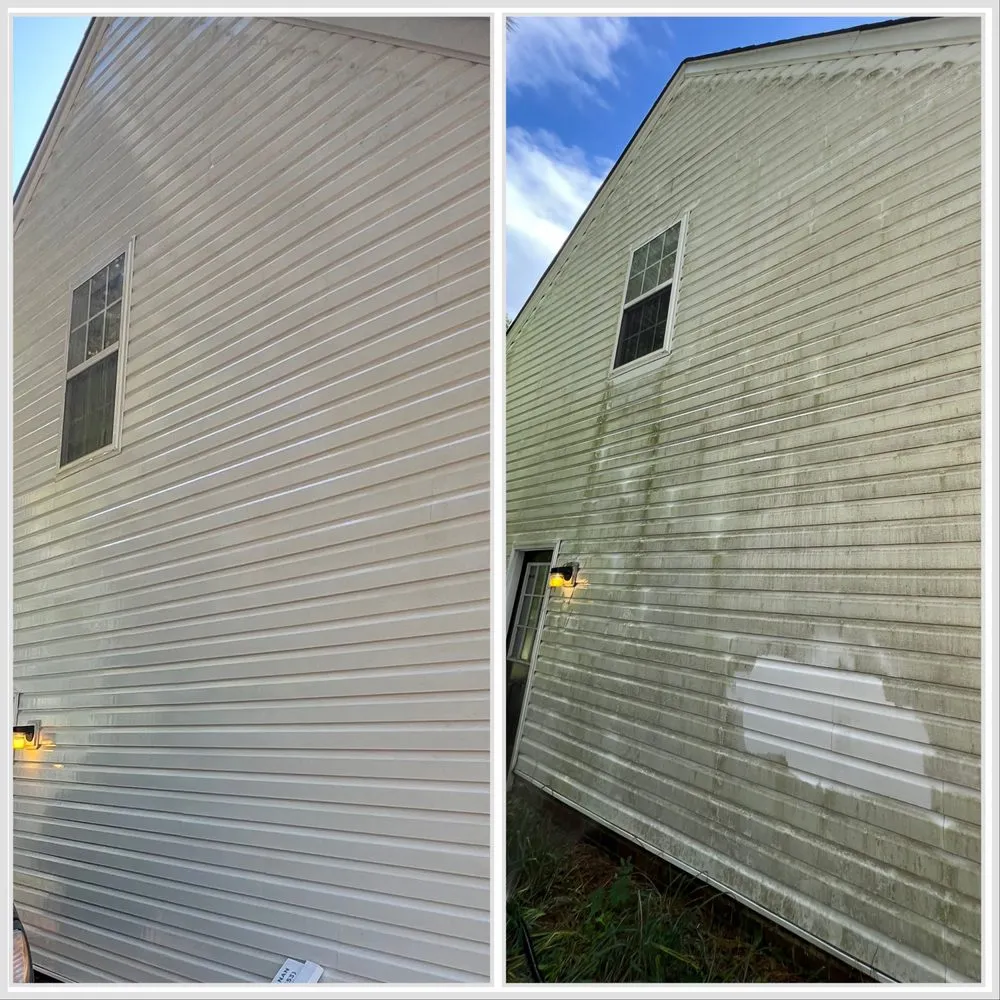 Custom residential landscaping with custom design in Franklin, VA by Milestone Property Management