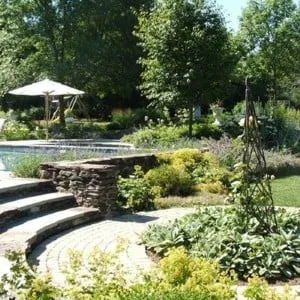Custom landscape design in Lake Zurich, IL by Milieu Landscaping
