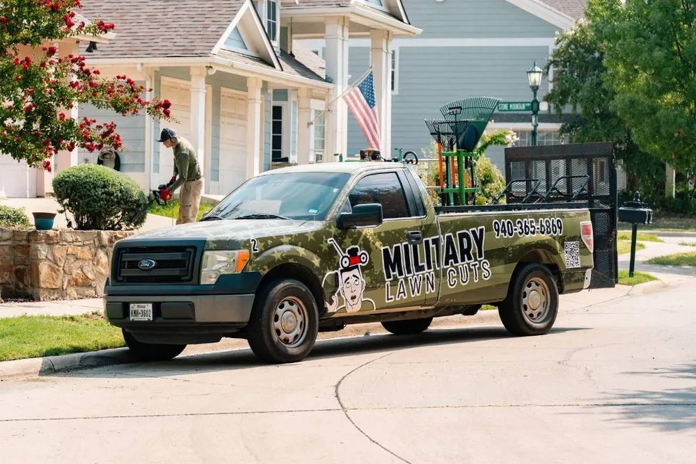 Trusted outdoor landscaping in Aubrey, TX by Military Lawn Cuts
