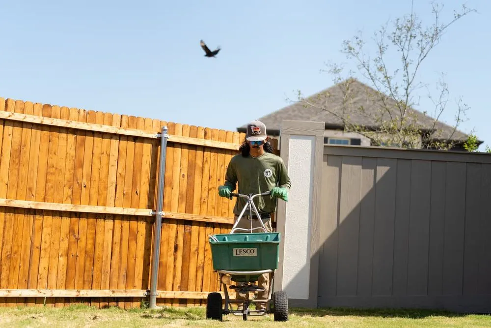 Professional landscape installation in Aubrey, TX - Military Lawn Cuts