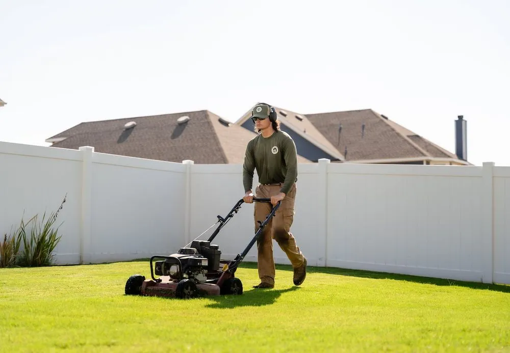 Custom landscape design for beautiful yards across Little Elm, TX - Military Lawn Cuts