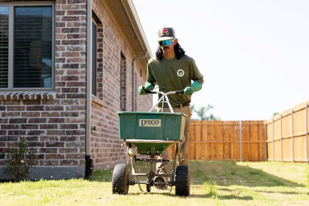 Expert garden landscaping in Little Elm, TX by Military Lawn Cuts