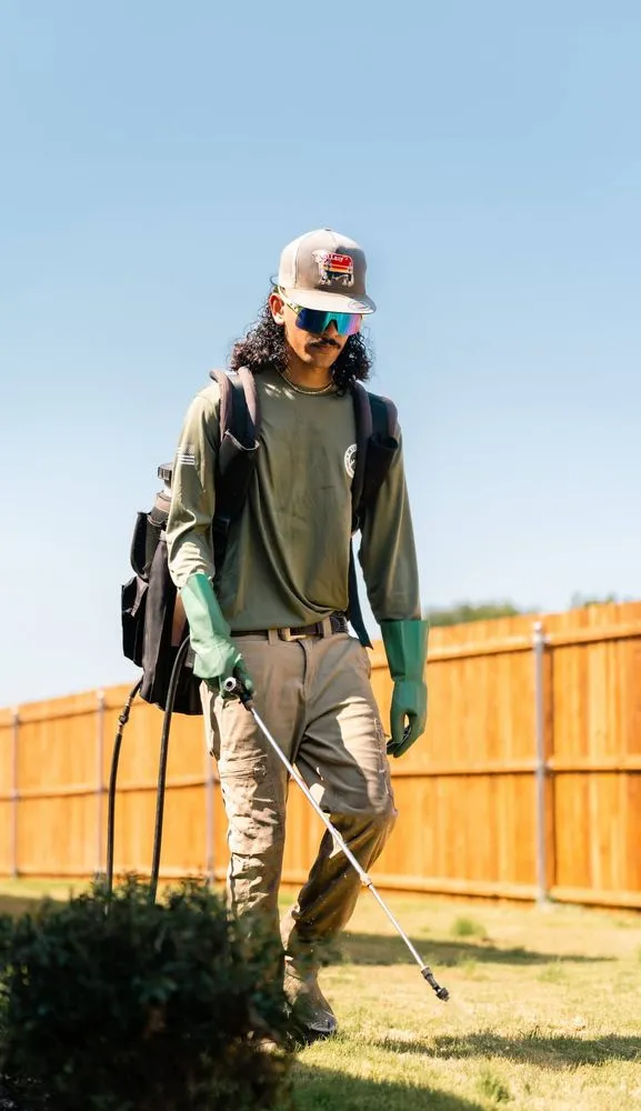 Custom landscape design for year-round maintenance in Little Elm, TX by Military Lawn Cuts