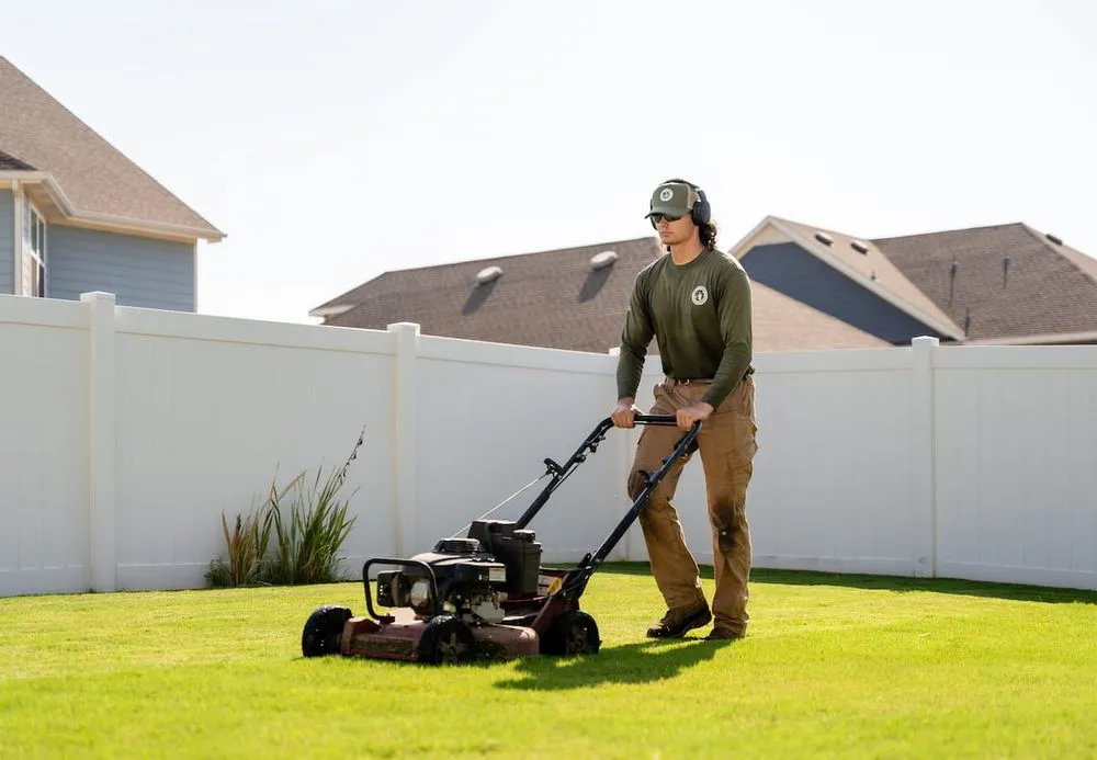 Professional yard cleanup service for homes in Pilot Point, TX by Military Lawn Cuts