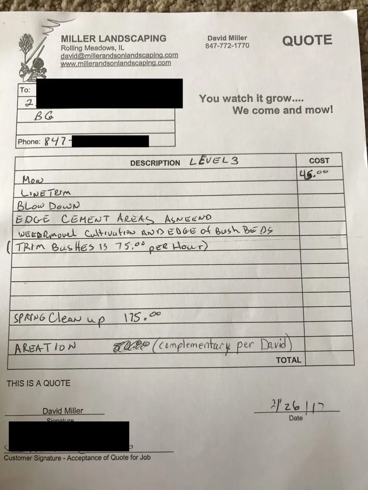 Local yard cleanup service experts serving Rolling Meadows, IL - Miller and Son Landscaping