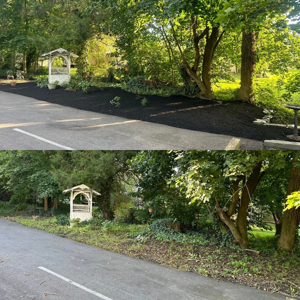 Professional landscape installation in Forest Hill, MD by Miller Brother Services