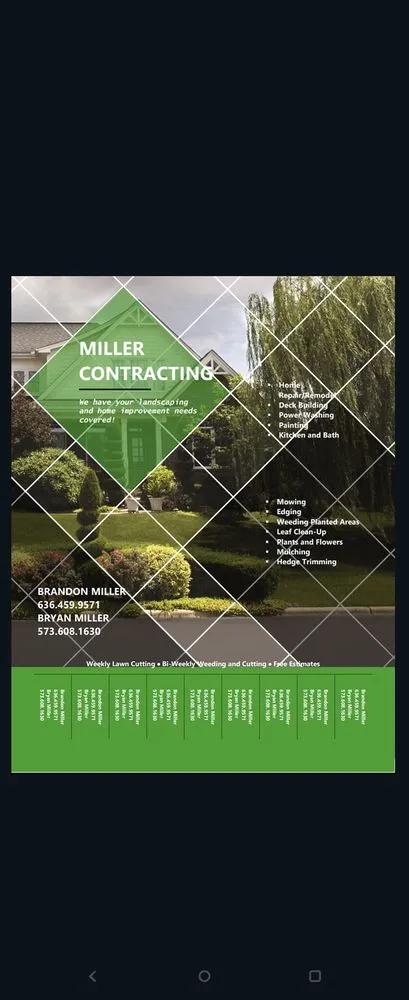 Affordable lawn care service for beautiful yards across Louisiana, MO - Miller Contracting