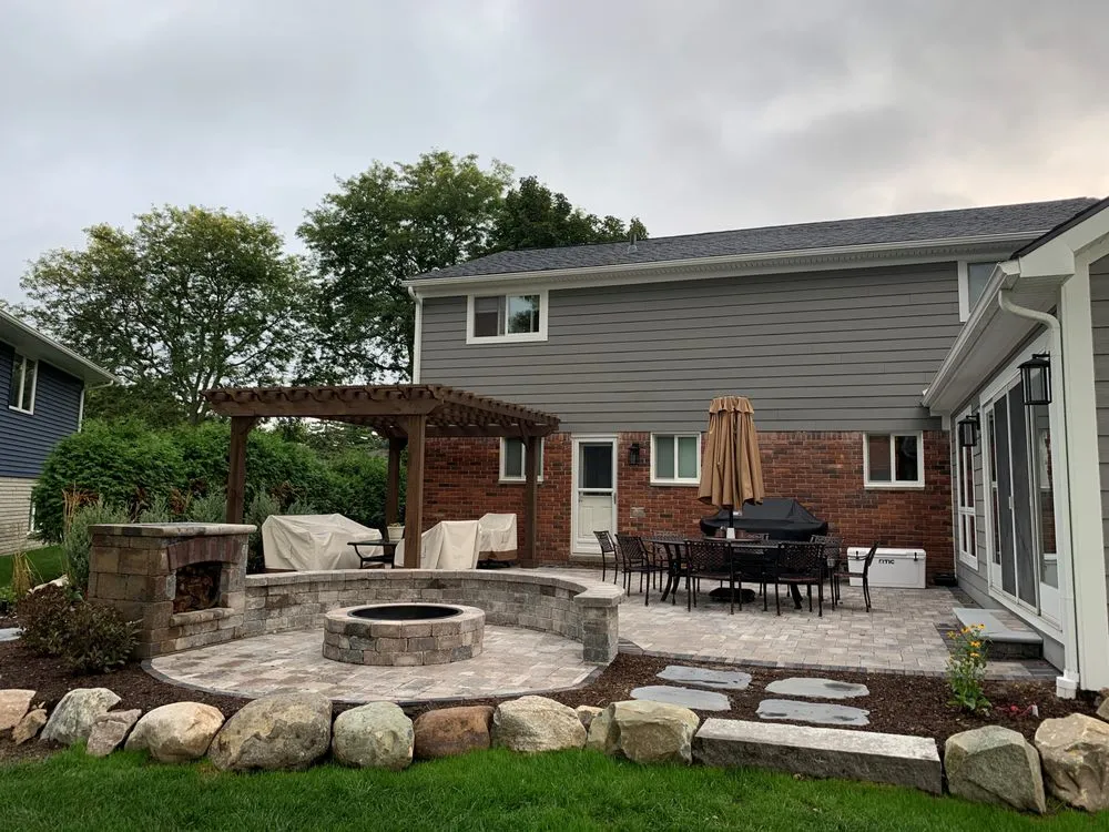 Custom garden landscaping in Orion Township, MI - Miller Landscape