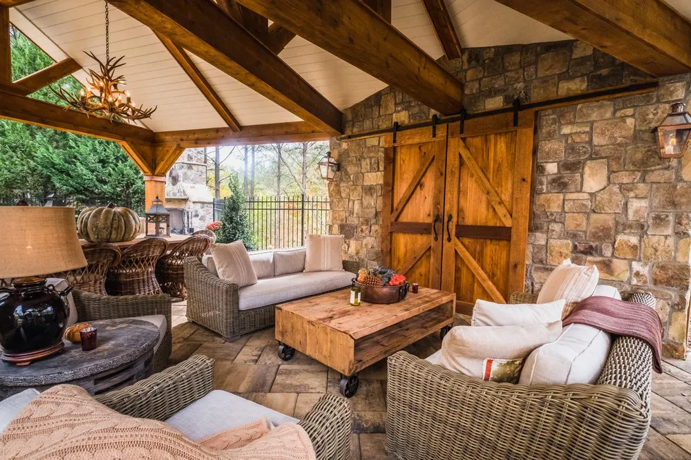 Professional garden landscaping in Woodstock, GA by Miller Landscape