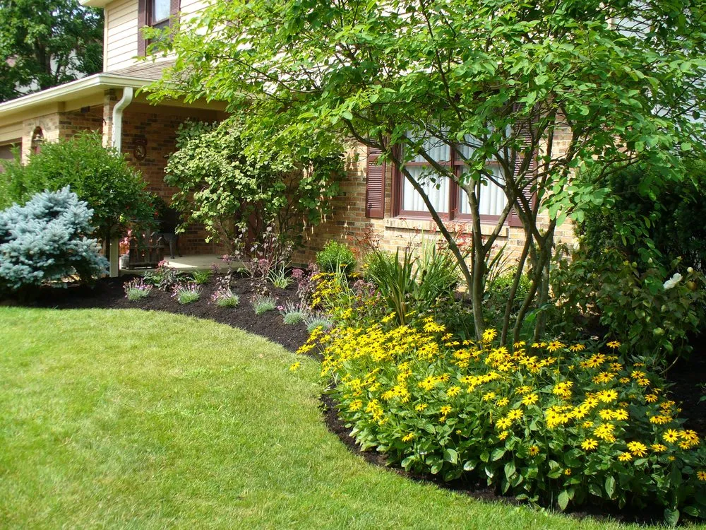Custom landscape design for year-round maintenance in Westerville, OH by Miller Landscapes of Westerville