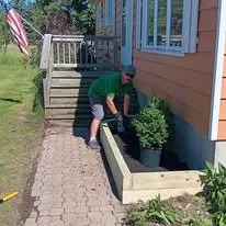 Professional landscape installation in Baldwin, MI by Miller Landscaping