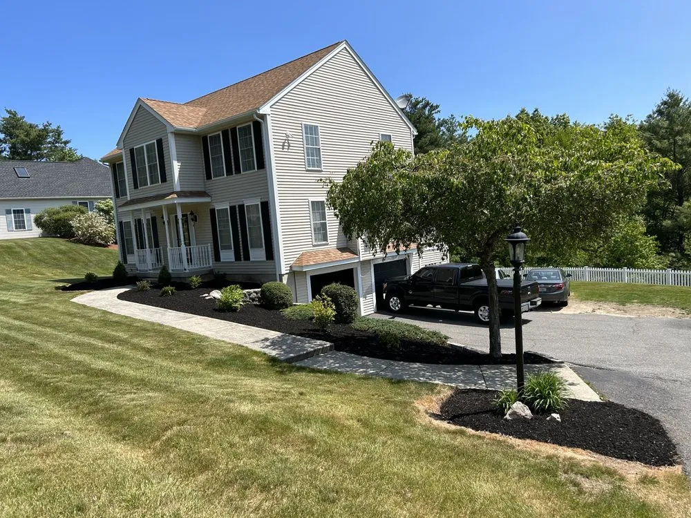 Expert landscape installation in Salem, NH by Miller Property Maintenance