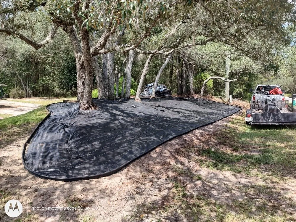 Custom residential landscaping in Citrus Springs, FL by Miller Works Landscaping