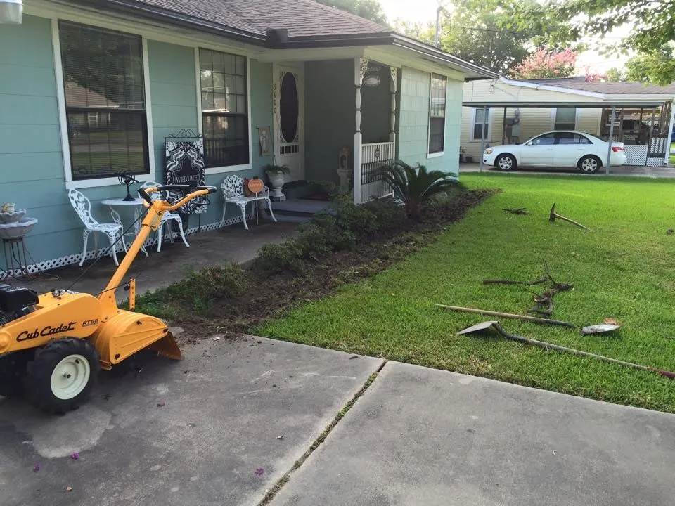 Expert yard maintenance with custom design in Lumberton, TX by Miller's Handy Man, Lawn Care, and Landscaping