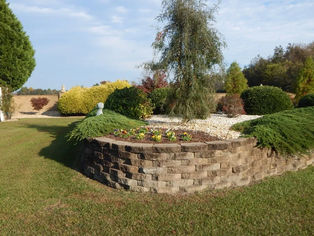 Top-rated outdoor landscaping with custom design in Erwin, NC by Miller's Lawn & Landscaping