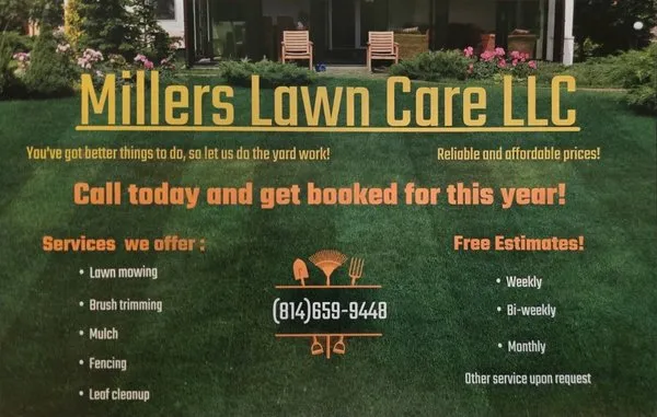 Miller's Lawn Care Logo