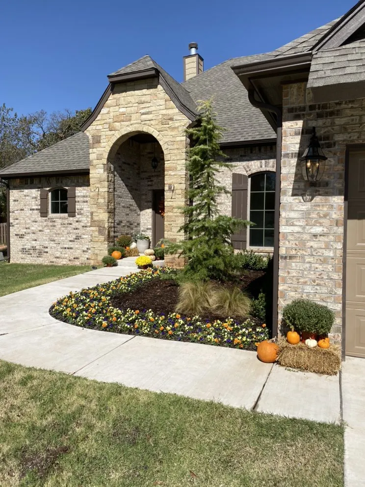 Custom residential landscaping with custom design across Guthrie, OK - Miller's Lawns and Scapes