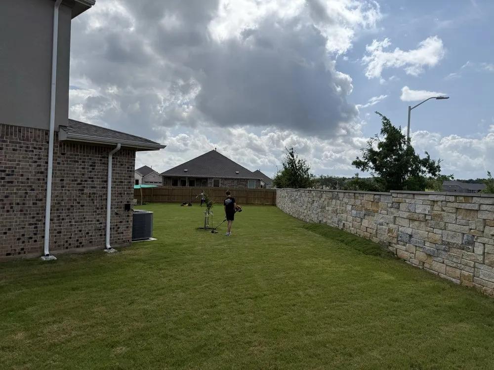 Local landscape installation in Nolanville, TX - Millers Mowing