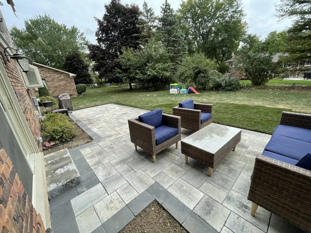 Reliable garden landscaping for homes in New Hudson, MI by Miller's Property Service