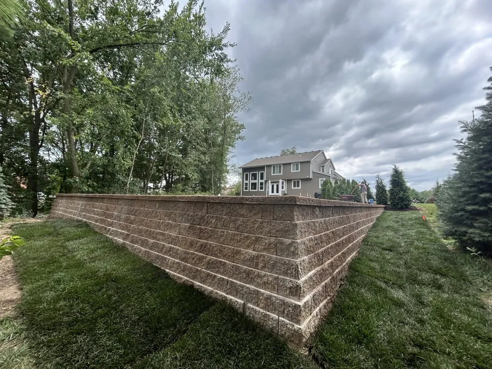 Professional yard cleanup service for residential properties in New Hudson, MI by Miller's Property Service