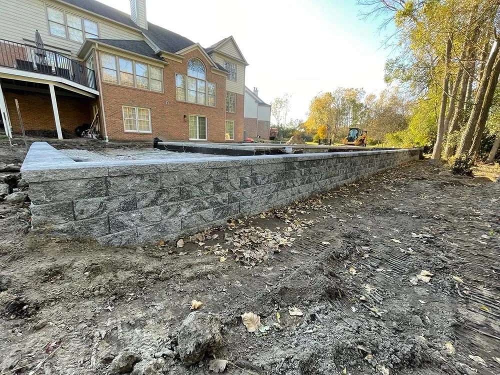 Local landscape design in New Hudson, MI by Miller's Property Service