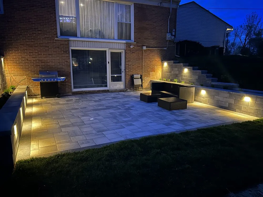 Custom landscaping services in New Hudson, MI by Miller's Property Service