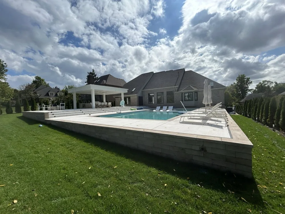 Trusted landscape design for beautiful yards in New Hudson, MI by Miller's Property Service
