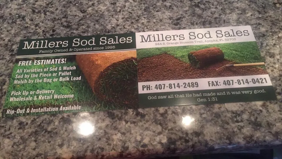 Professional outdoor landscaping in Apopka, FL - Millers Sod Sales