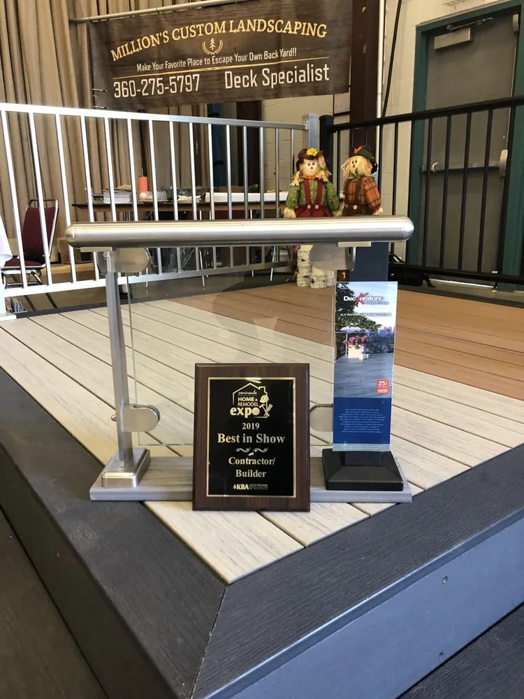 Trusted outdoor landscaping with custom design in Belfair, WA by Millions Custom Landscaping