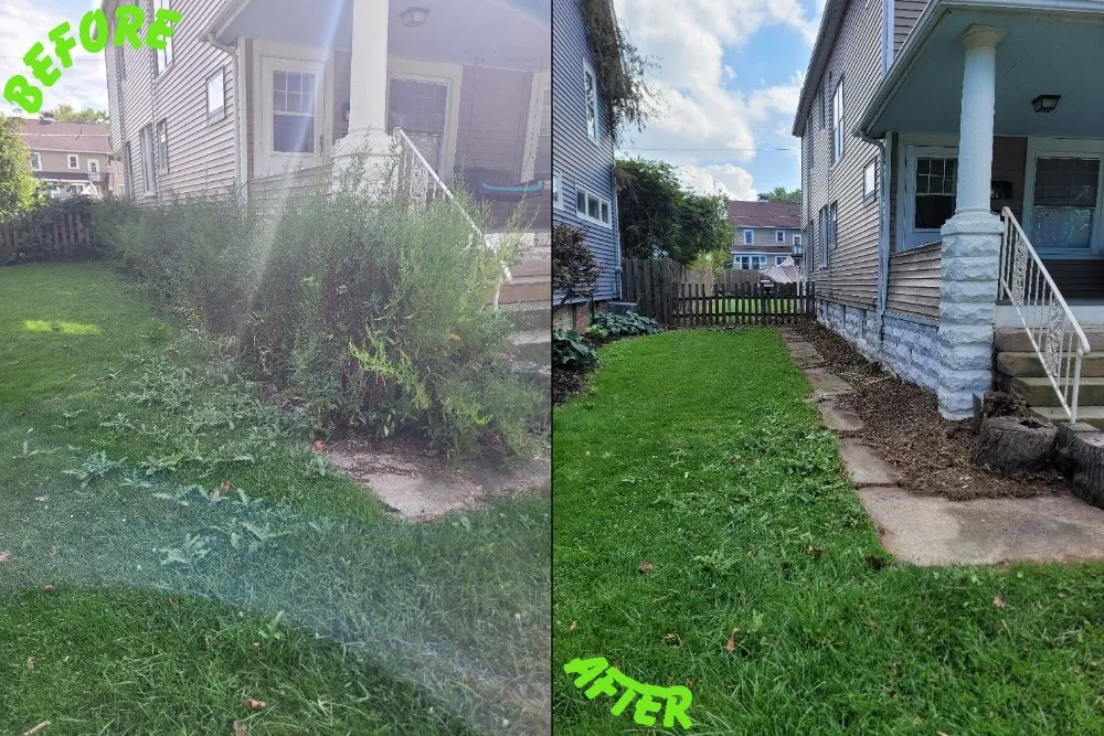 Local garden landscaping for beautiful yards in Brook Park, OH by Millsaps Property Management