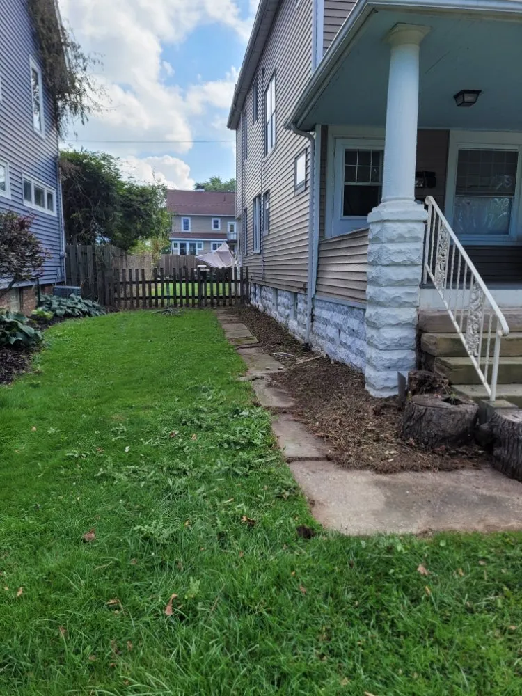 Affordable landscape installation for homes in Brook Park, OH by Millsaps Property Management