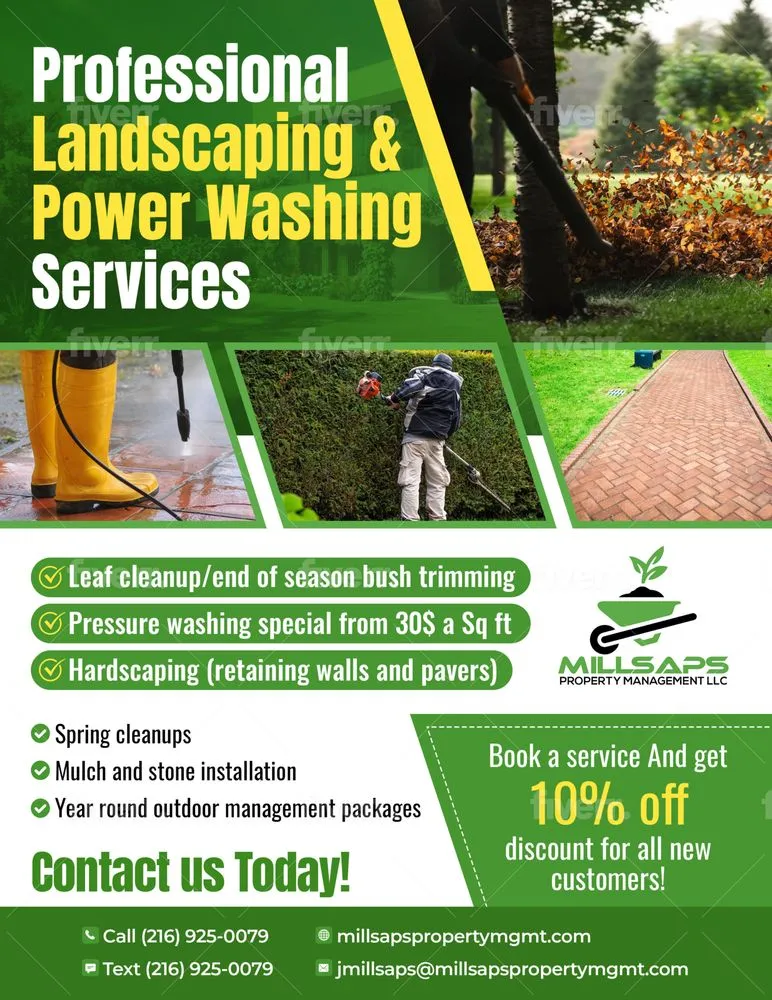 Affordable landscaping services experts serving Brook Park, OH - Millsaps Property Management